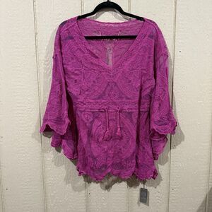 NWT Vince Camuto Bathing Suit Cover Up Purple